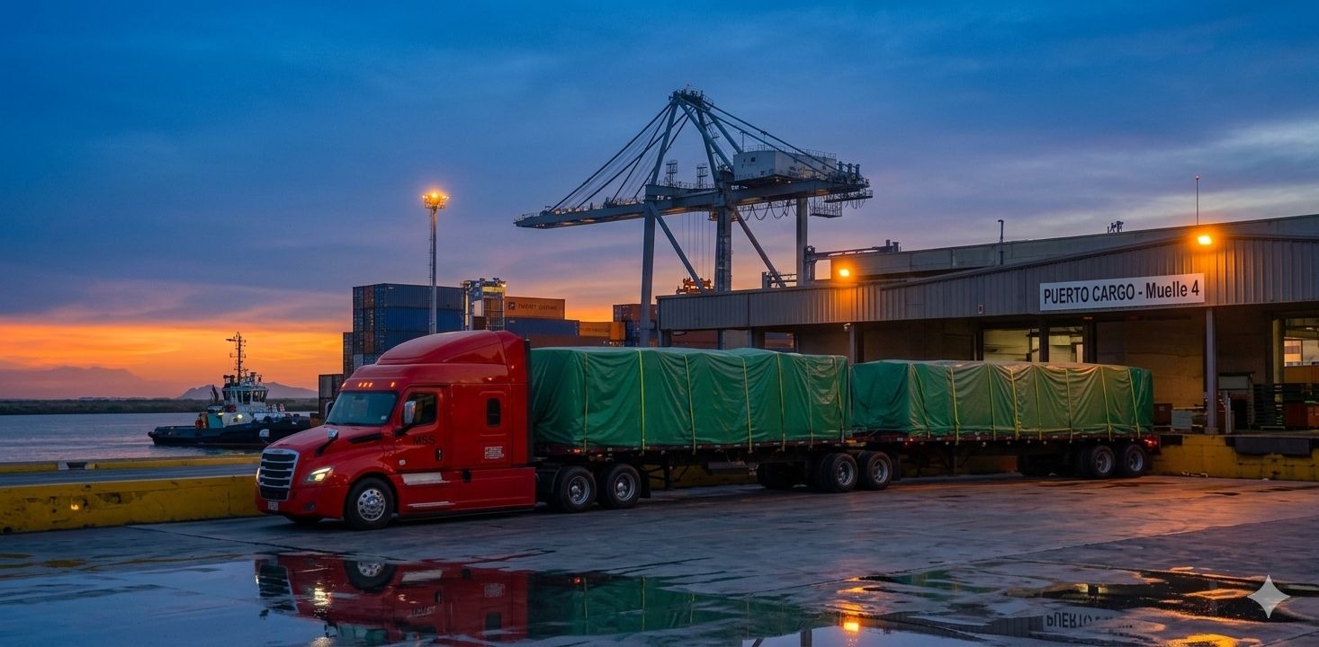 Tráiler GLS en ruta
